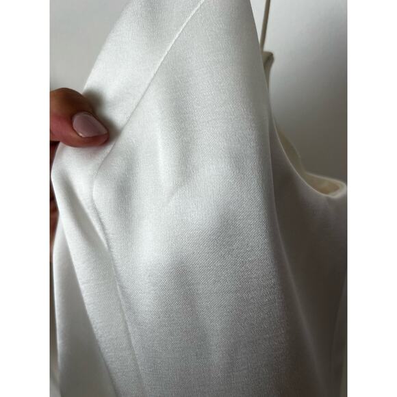 Reformation Icelynn Satin Dress Ivory NWT size 6 - Picture 13 of 15